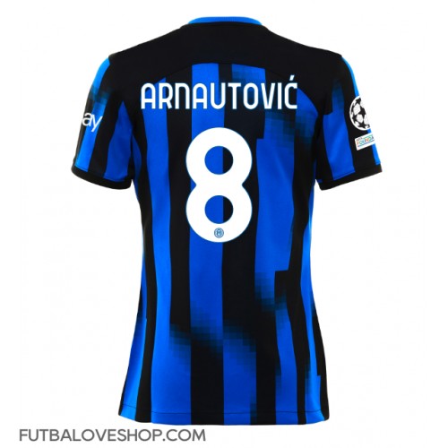 Dres Inter Milan Marko Arnautovic #8 Domáci pre Ženy 2023-24 Krátky Rukáv